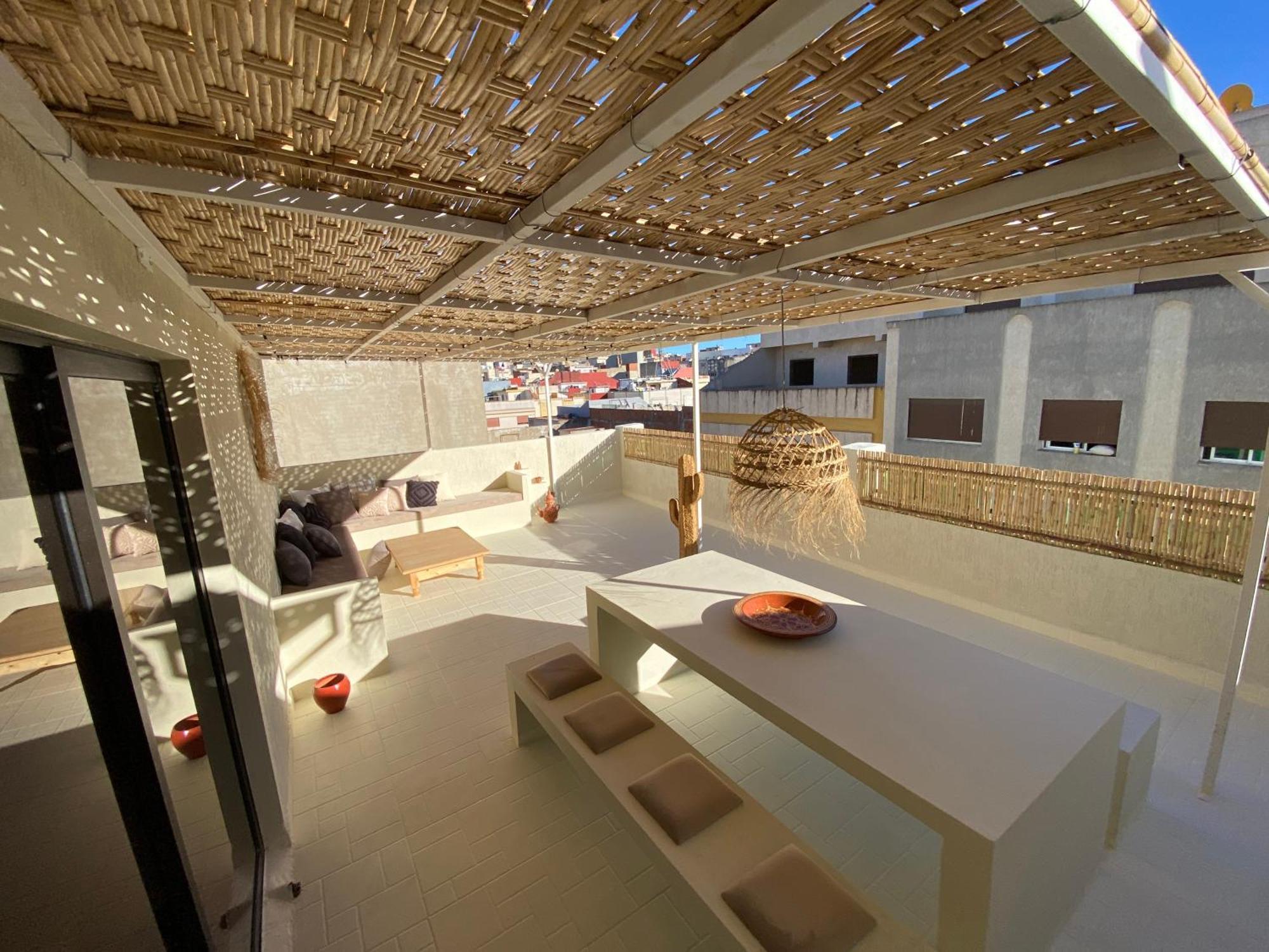 Magnificent Apartment With Private Rooftop Terrace Tangier Exterior photo